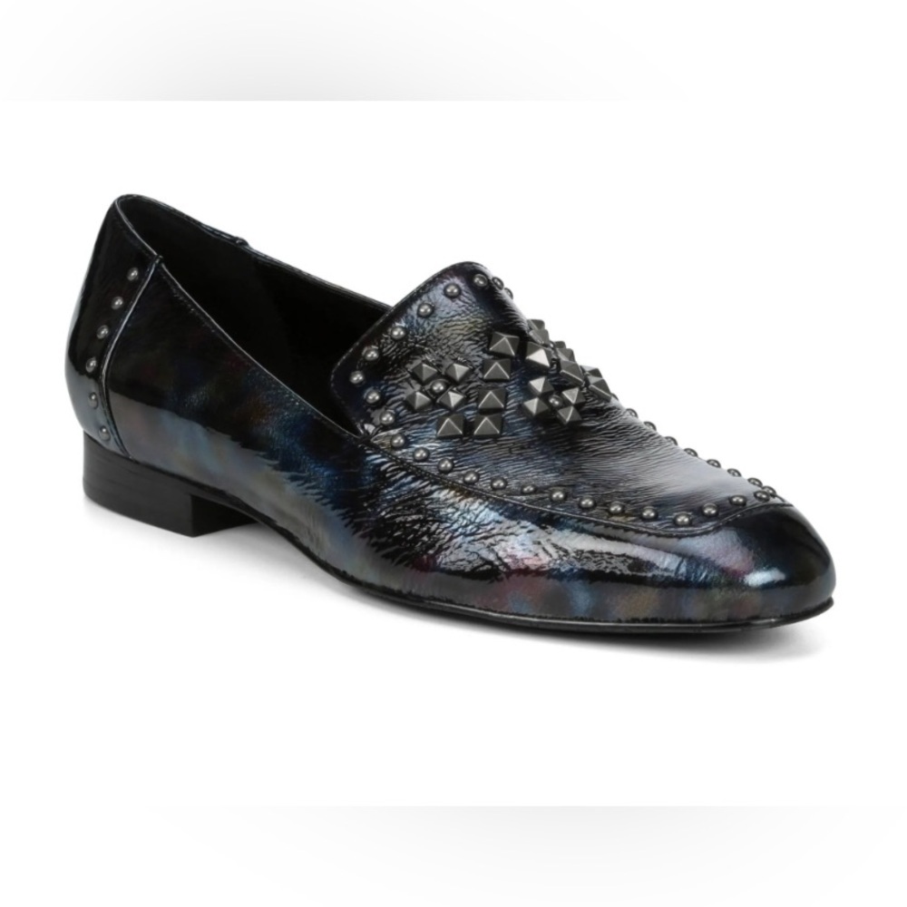 Donald J Pliner Women’s Lukas Iridescent Studded Loafer Size 5.5 NWT